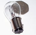 View Item BA15d clear stop/tail bulb 12v 21W / 5W ( with E Mark )